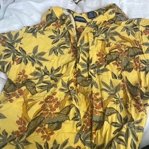 Yellow puritan button up